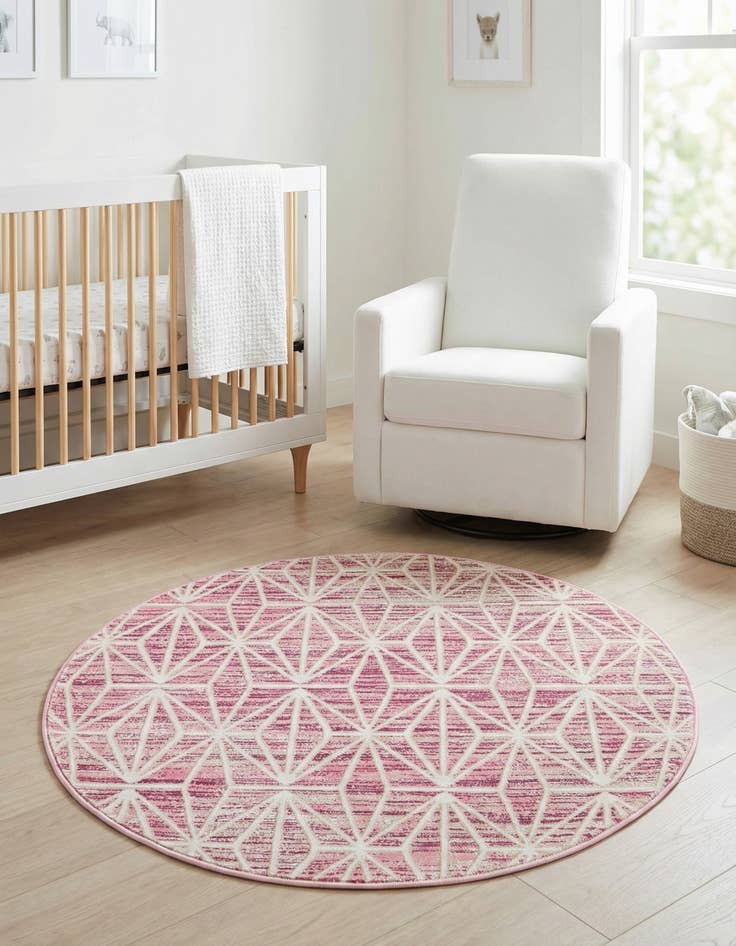 Detail image of 3' x 3' Uptown Fifth Avenue Round Rug