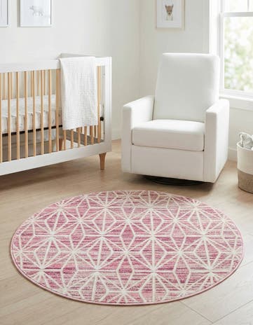 Jill Zarin 3' x 3' Uptown Fifth Avenue Round Rug