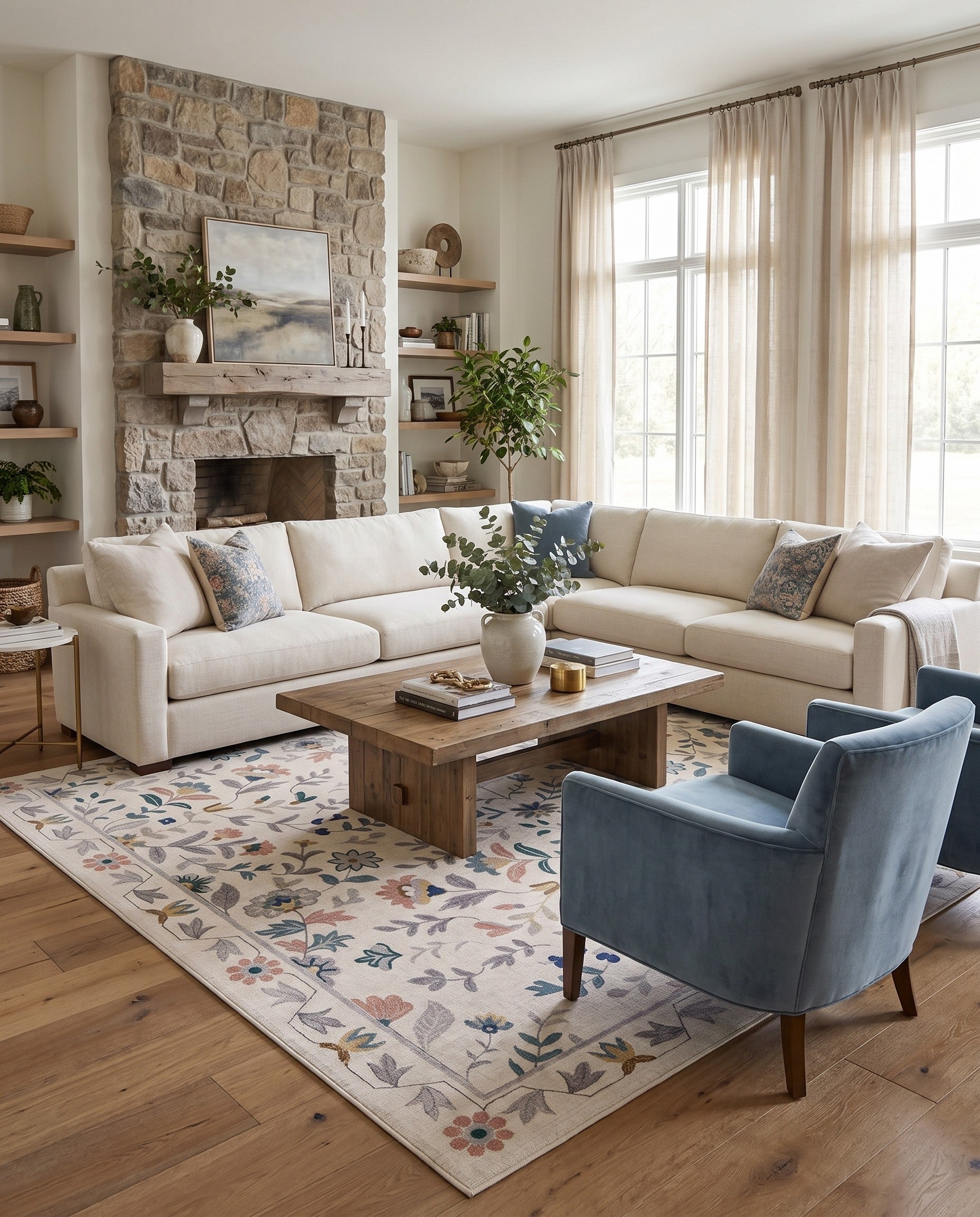 305cm x 305cm Blossom Square Rug