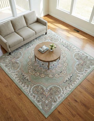 7' 10 x 7' 10 Kamala Washable Square Rug