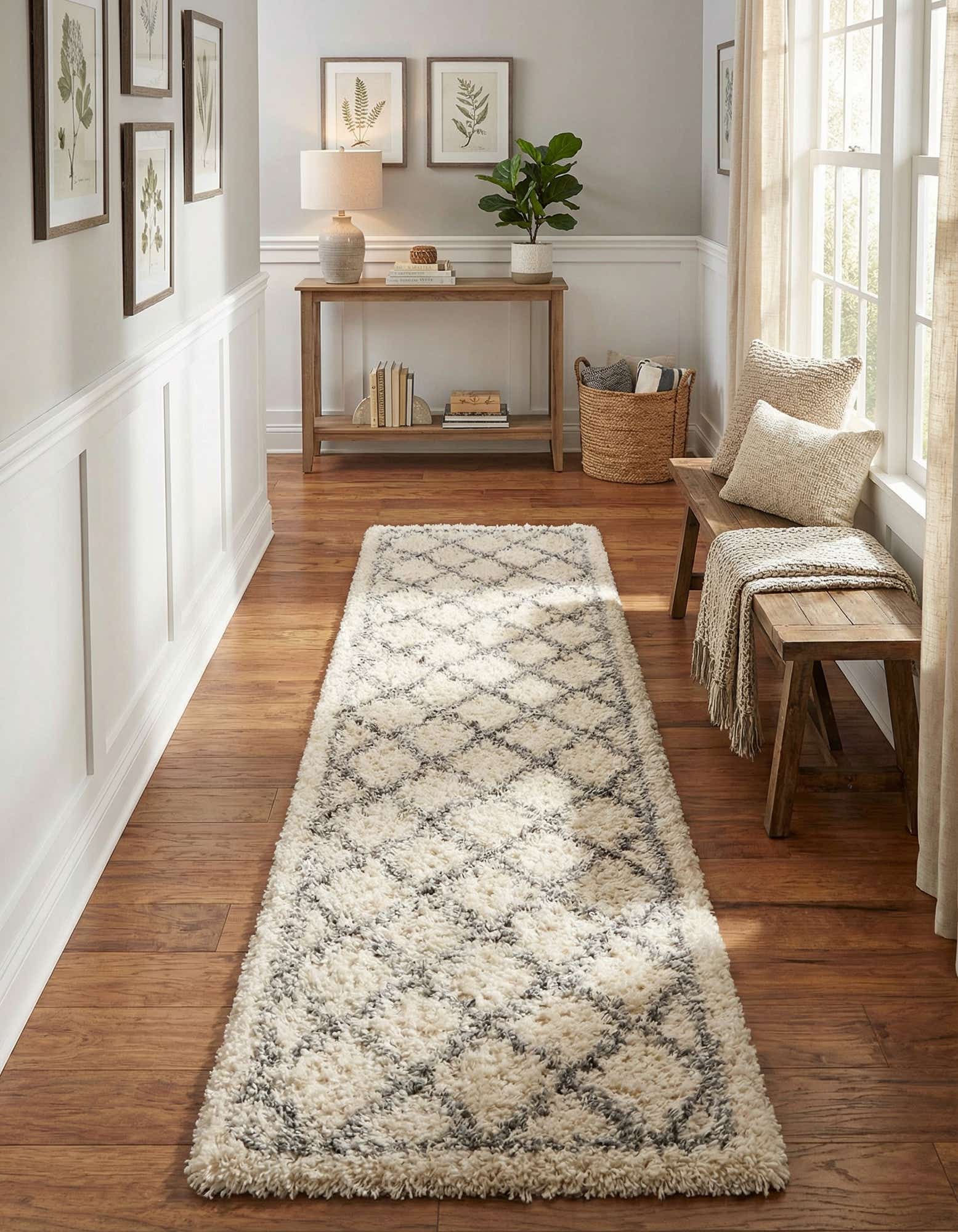 2' 7 x 12' Infinity Shag Runner Rug