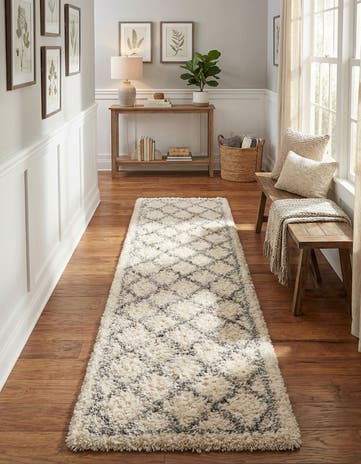 2' 7 x 12' Infinity Shag Runner Rug