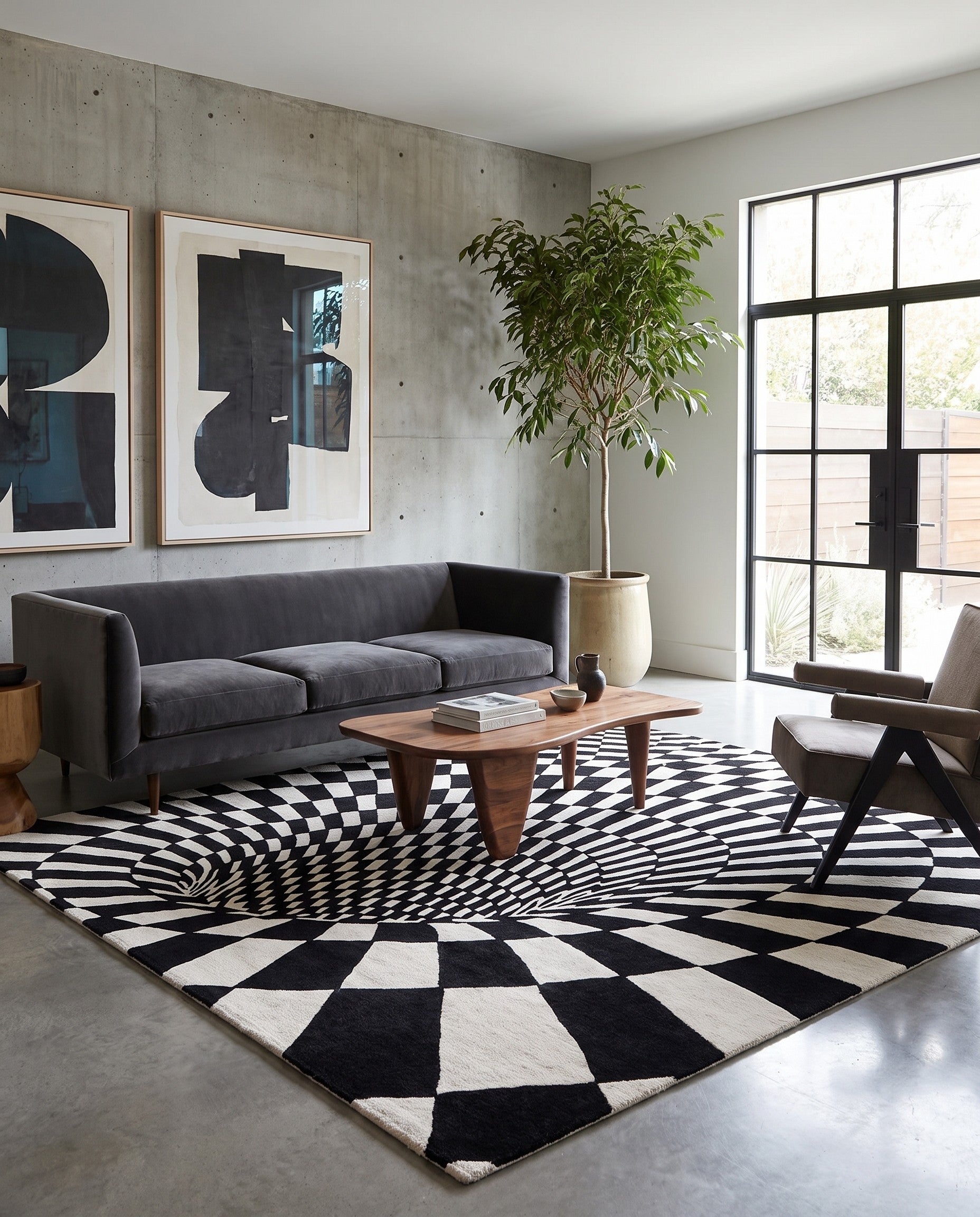 6' 1 x 9' Vortex Wool Rug