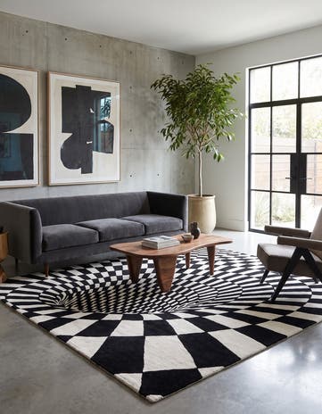 6' 1 x 9' Vortex Wool Rug
