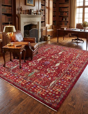 5' 10 x 7' 9 Hand Knotted Ariana Ziegler Rug