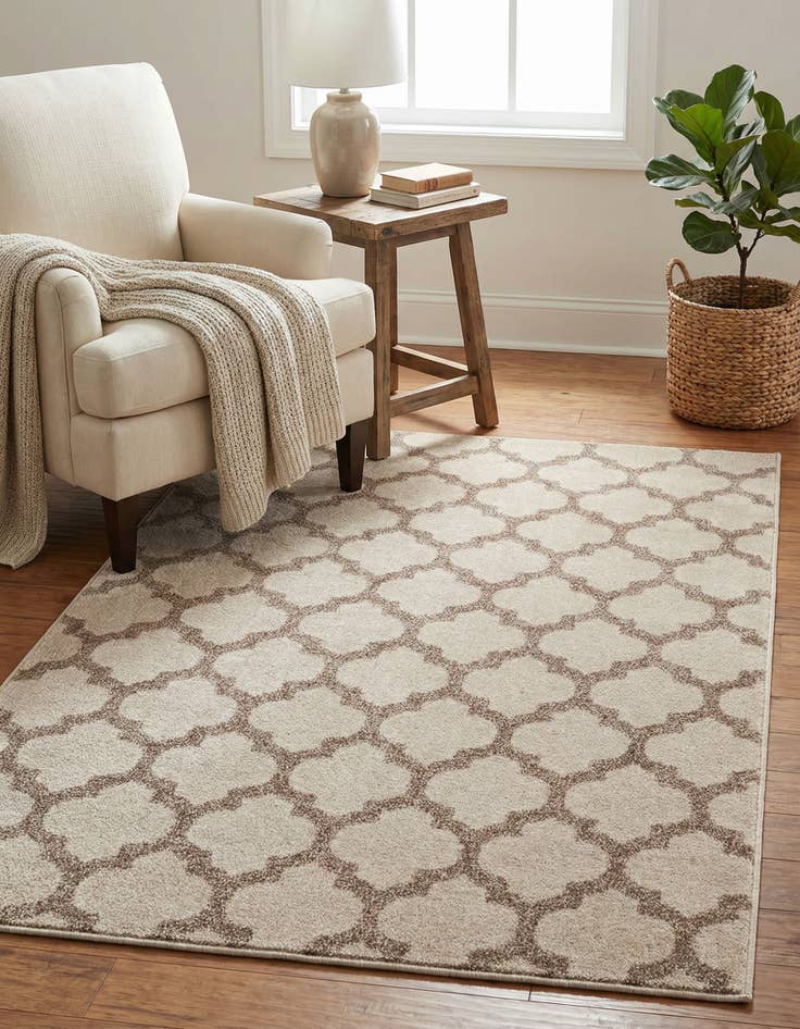 Detail image of 3' x 5' 3 Lattice Rug