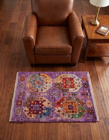 2' x 3' 2 Hand Knotted Ariana Ziegler Rug