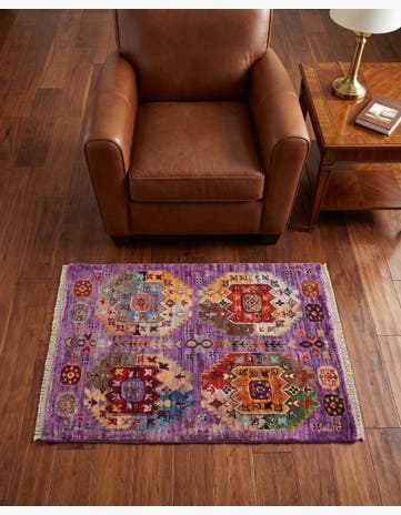 2' x 3' 2 Hand Knotted Ariana Ziegler Rug