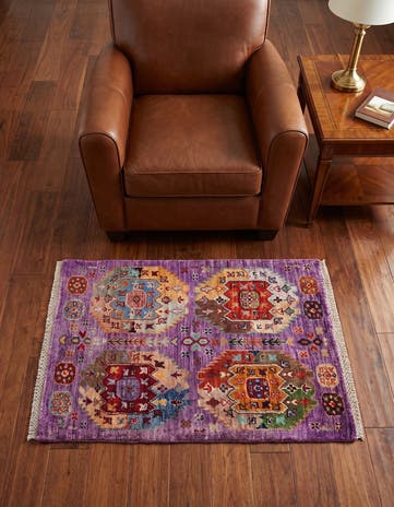 2' x 3' 2 Hand Knotted Ariana Ziegler Rug