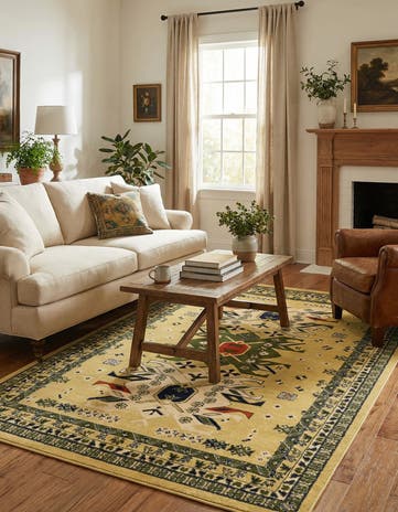 5' 3 x 8' Heris Rug