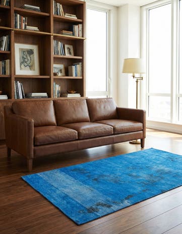 3' 8 x 6' Hand Knotted Ultra Vintage Persian Wool Rug