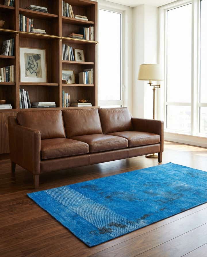 3' 8 x 6' Hand Knotted Ultra Vintage Persian Wool Rug