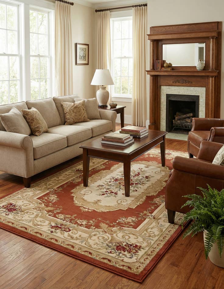 Detail image of 5' 3 x 8' Chateau Rug