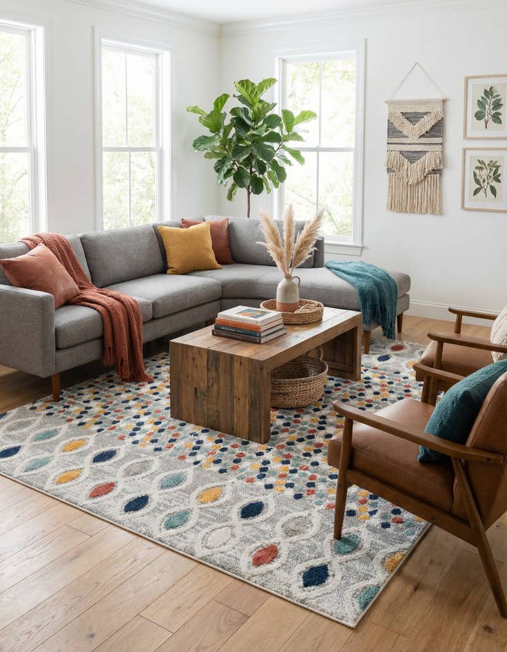 Detail image of 7' 10 x 10' Cherokee Rug