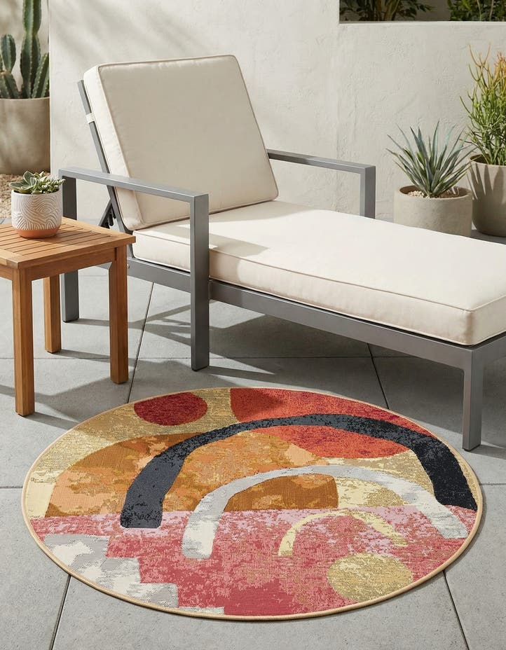 3' x 3' Easy-Clean Modern Indoor / Outdoor...
