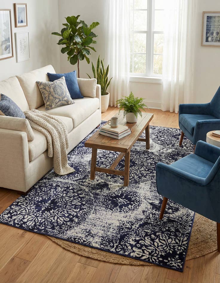 Detail image of 5' 3 x 8' Monte Carlo Rug