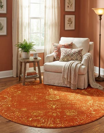 7' x 7' Monte Carlo Round Rug