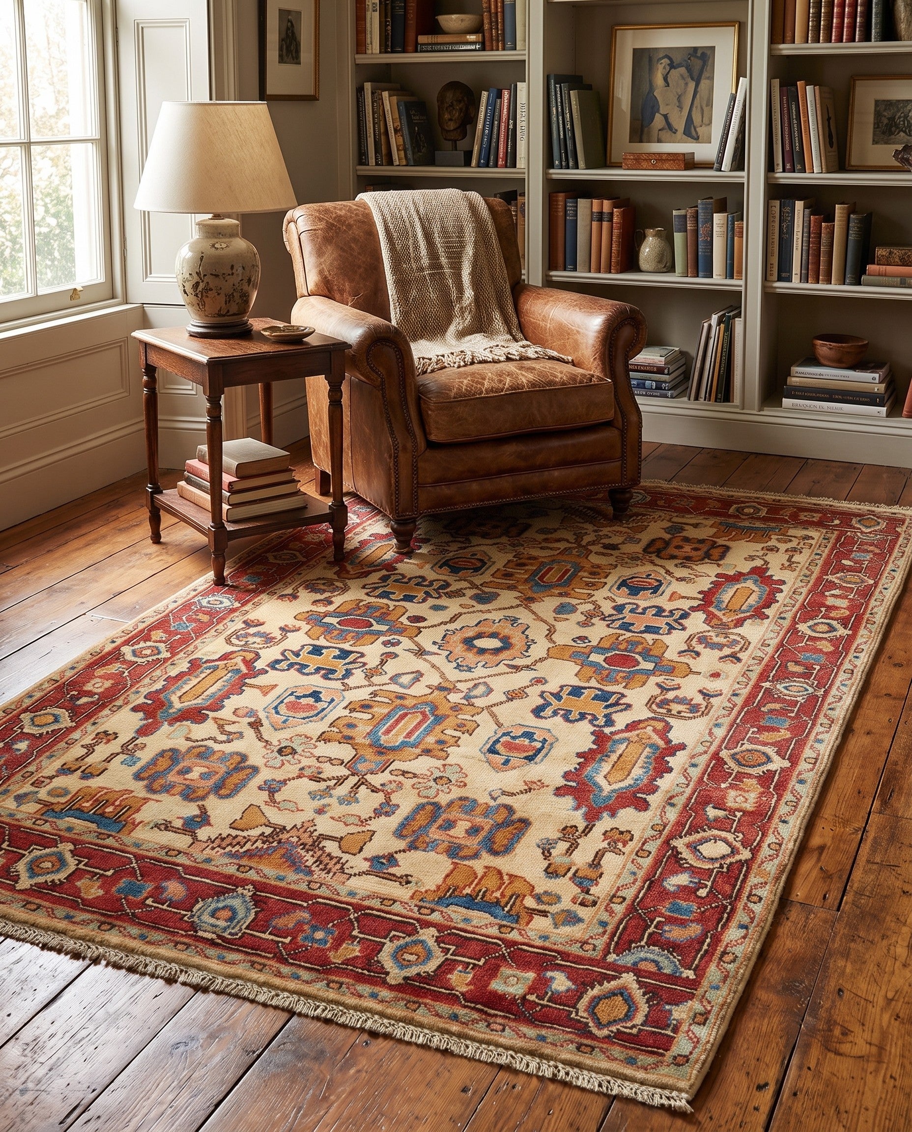 3' 10 x 5' 9 Hand Knotted Kazak Rug
