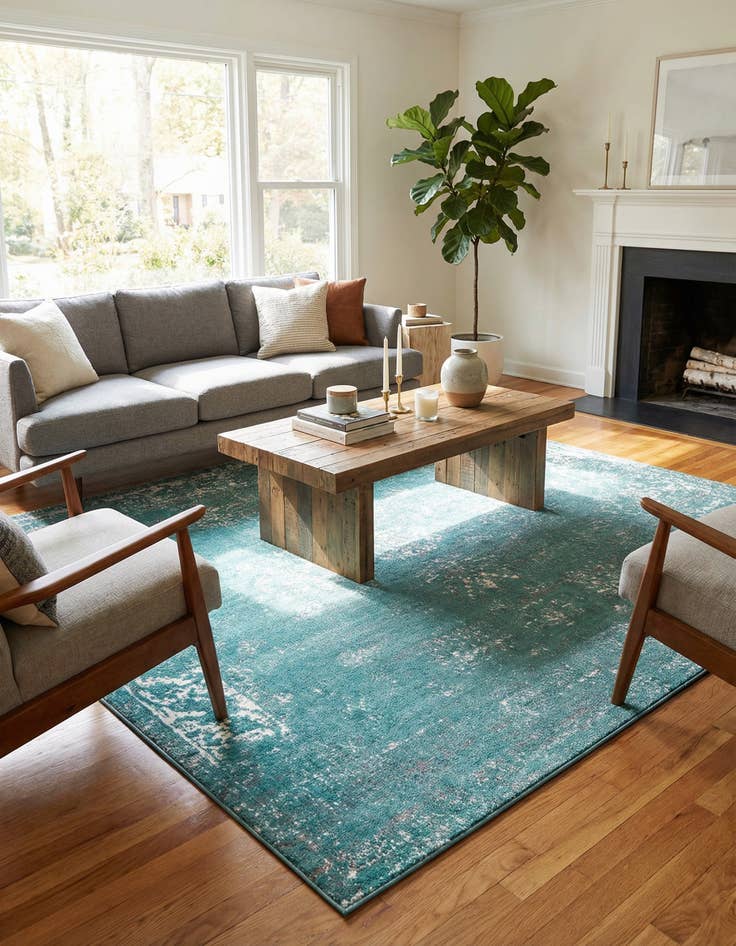 Detail image of 7' 10 x 7' 10 Monaco Square Rug