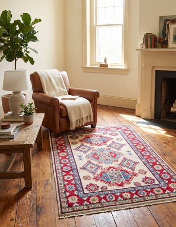 3' 3 x 5' 1 Hand Knotted Kazak Rug