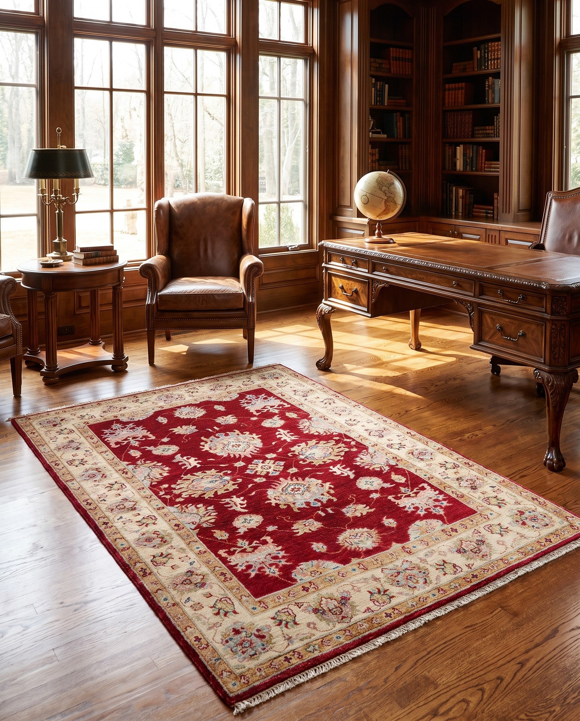 4' 1 x 6' 1 Hand Knotted Ariana Ziegler Rug