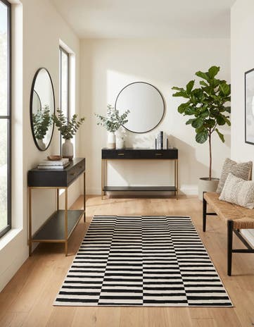 Black Tribeca Rug