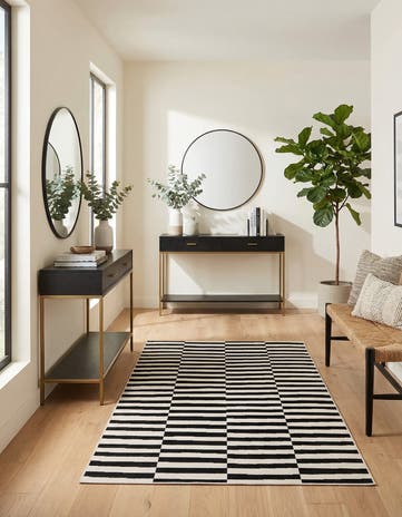 Black Tribeca Rug