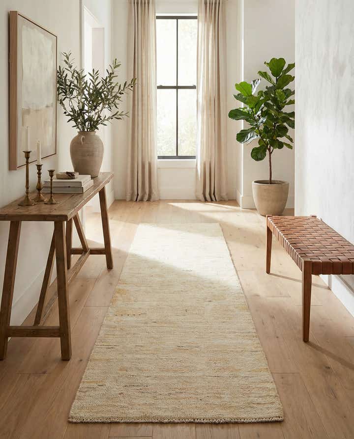 2' 5 x 10' 3 Hand Knotted Moroccan Wool Runner Rug