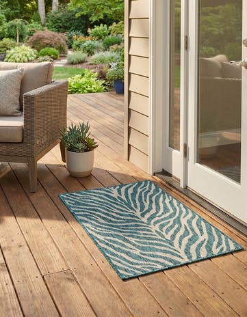 2' x 3' Easy-Clean Safari Indoor / Outdoor Rug