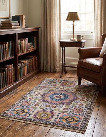 2' 1 x 3' 2 Hand Knotted Mamluk Ziegler Rug