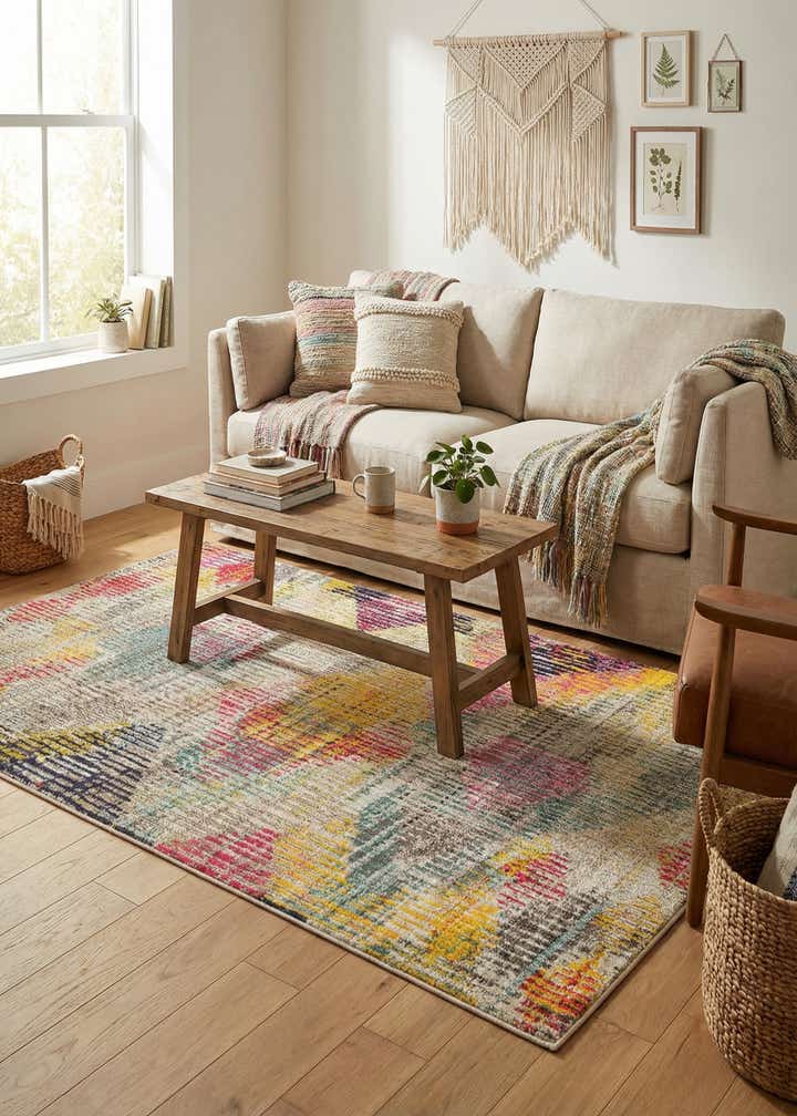 4' x 6' Washable Theia Rug