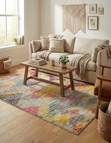 4' x 6' Washable Theia Rug