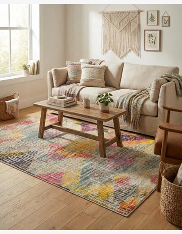 Washable Spectrum Rug