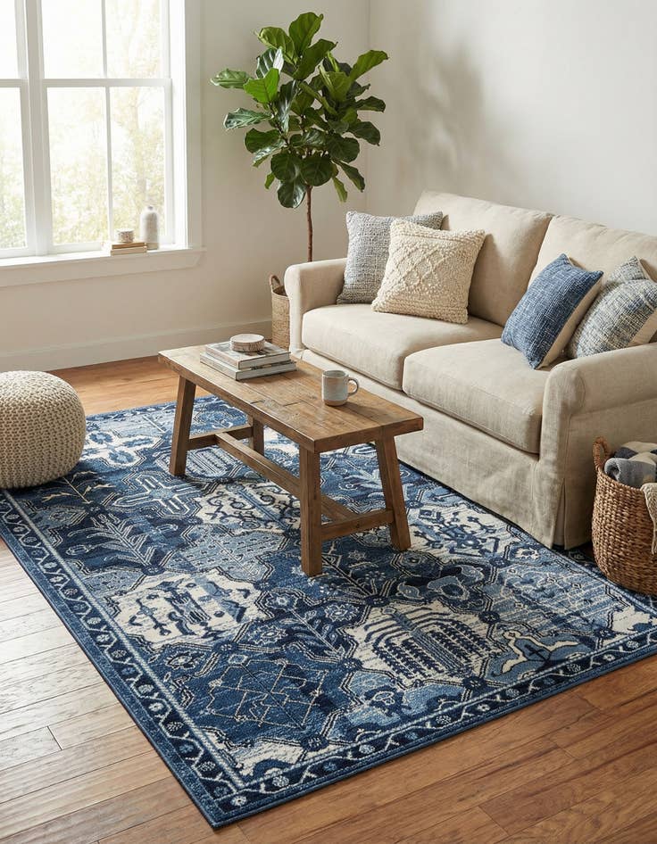 Detail image of 5' 3 x 8' Miranda Rug