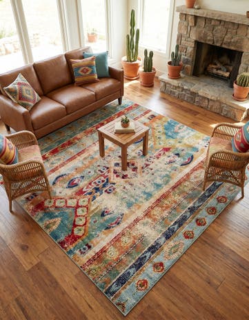 8' x 8' Washable Mesa Square Rug