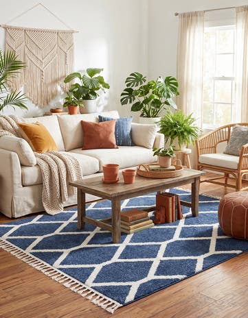 7' 10 x 7' 10 Boho Square Rug