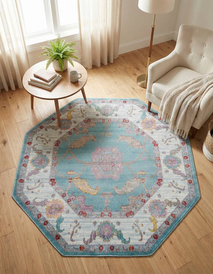 Detail image of 4' x 4' Paragon Octagon Rug