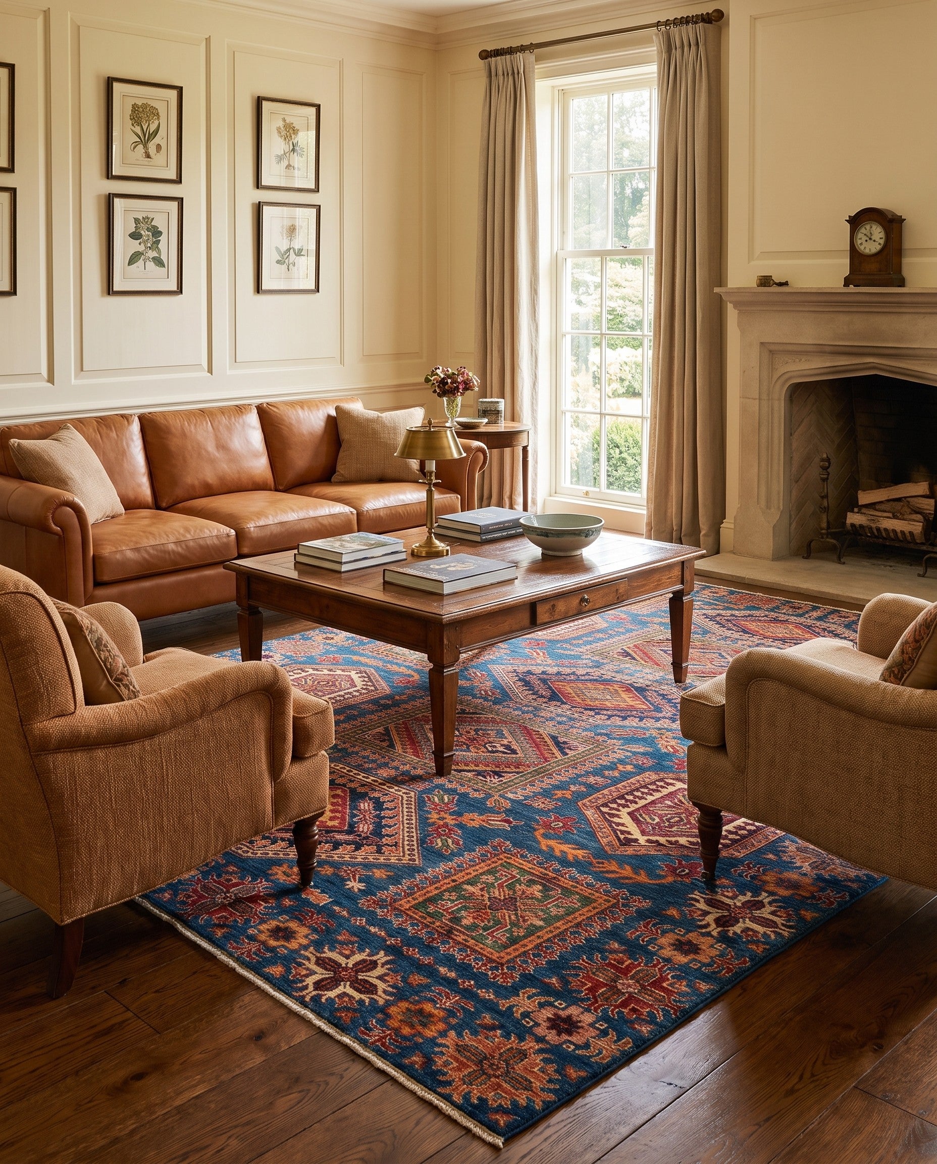 7' 1 x 10' Hand Knotted Kazak Rug