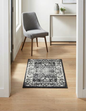 Light Gray Ankara Rug