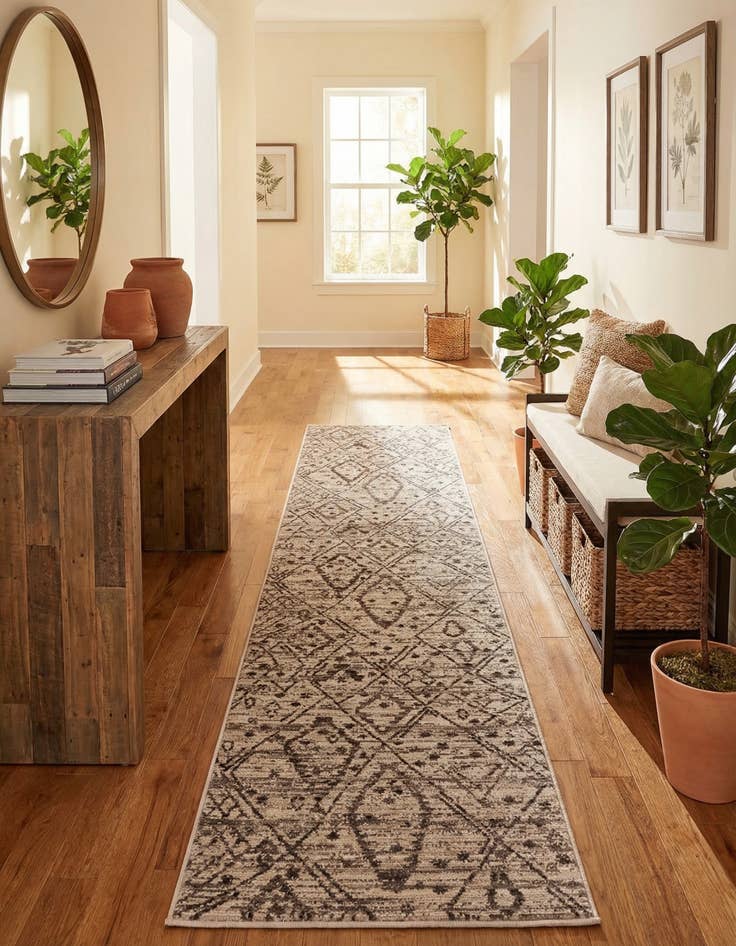 Detail image of 2' 7 x 12' 6 Grand Tradition Rug