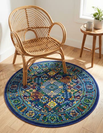 3' 3 x 3' 3 Calypso Round Rug