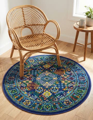 3' 3 x 3' 3 Calypso Round Rug