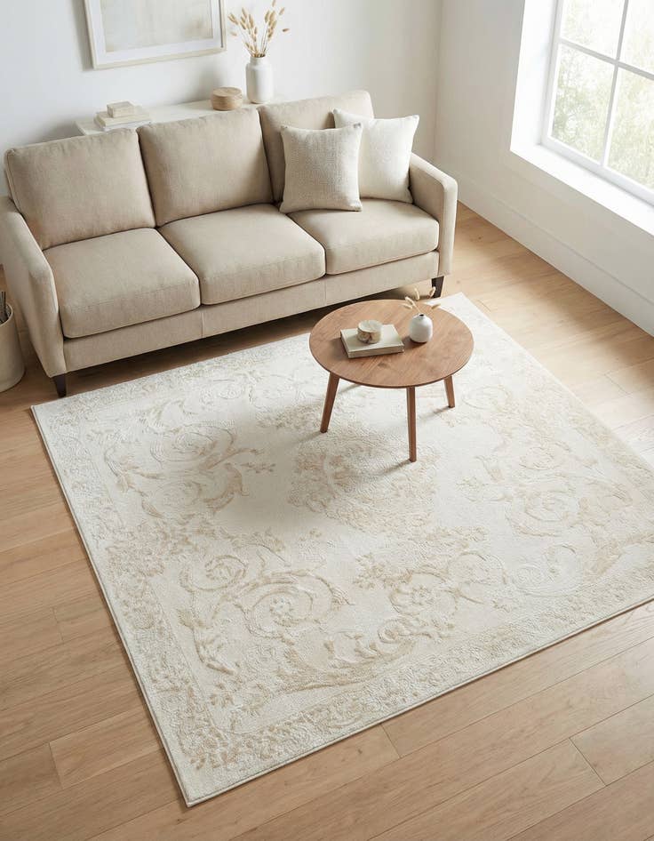 Detail image of 6' x 6' Finsbury Square Rug