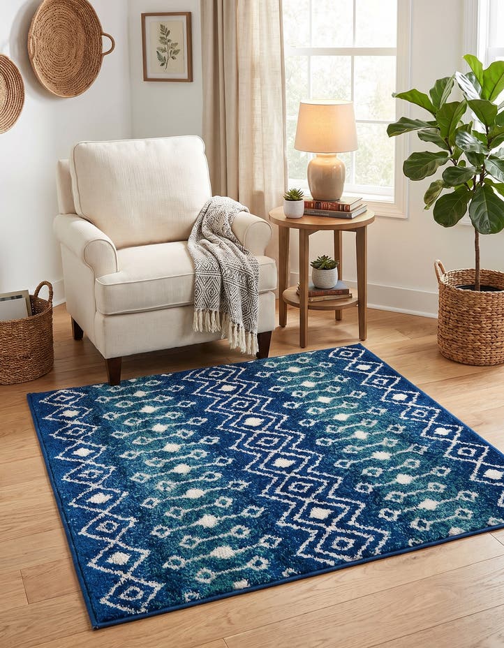 3' x 3' Moroccan Trellis Square...