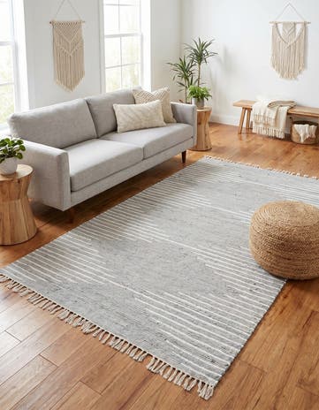 5' 1 x 8' Chindi Cotton Rug