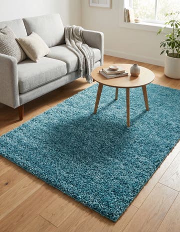 3' 3 x 5' 3 Soft Solid Shag Rug