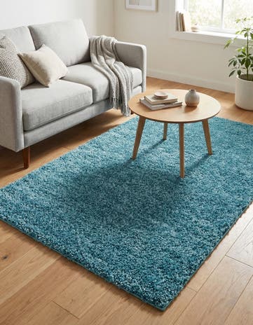 3' 3 x 5' 3 Soft Solid Shag Rug