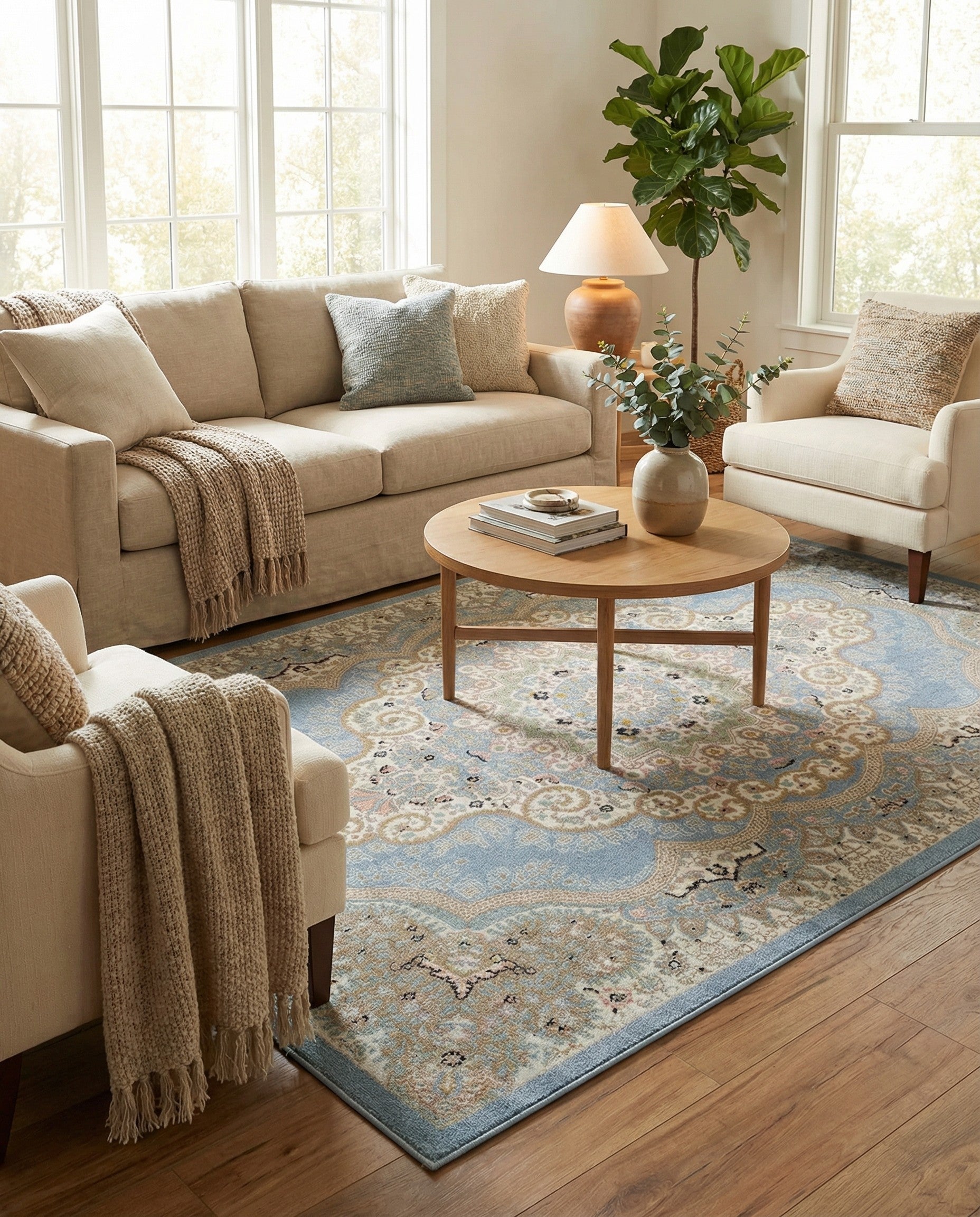 Primary image  6' x 9' Kamala Washable Rug