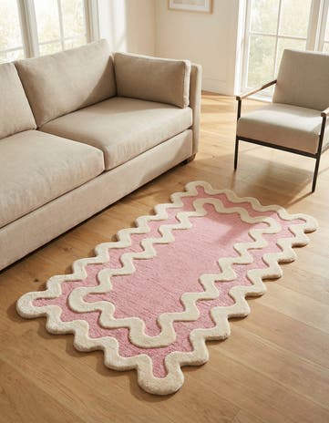 3' 1 x 5' 3 Happy Rugs Wiggles Wool