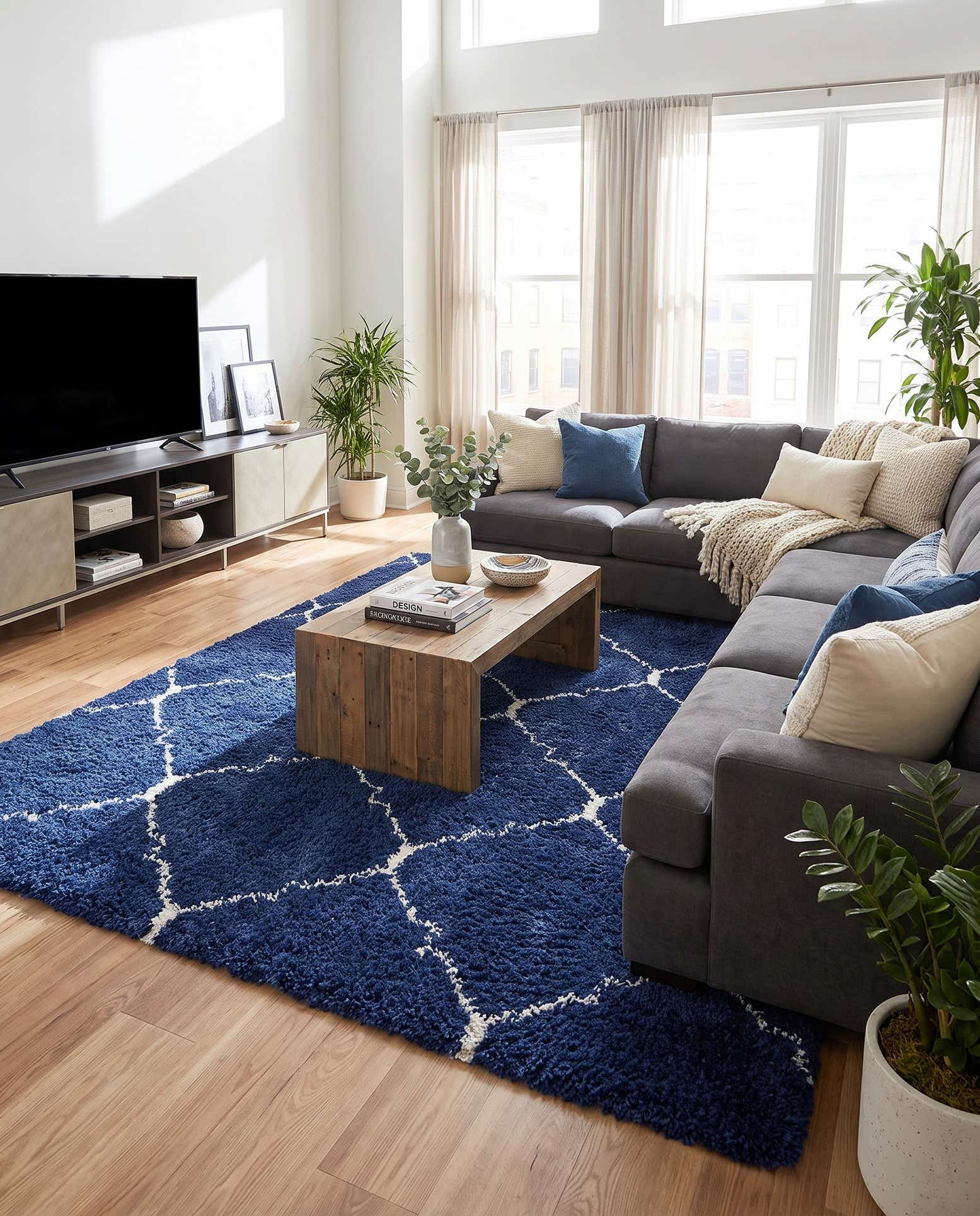 9' x 12' Moroccan Shag Rug